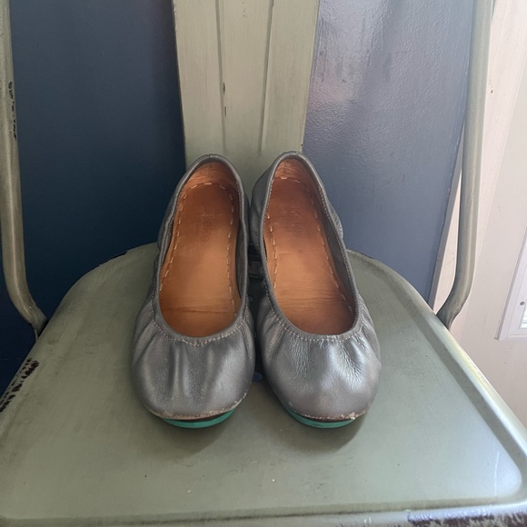Tieks Shoes - Metallic Pewter Tieks sz9